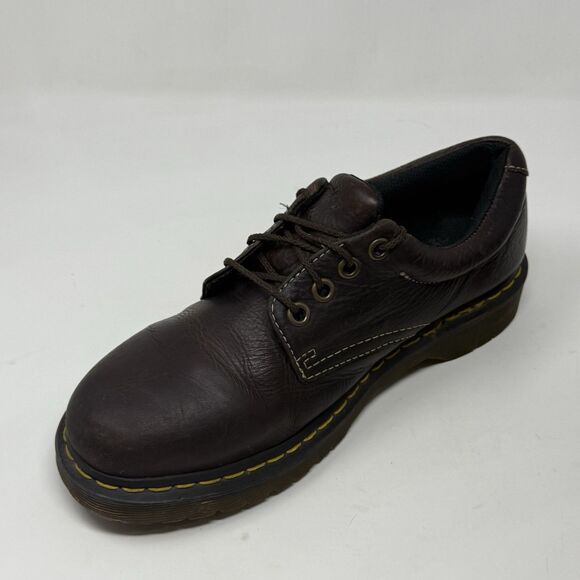 Dr Martens Boston Shoes Mens 10 Brown Leather 4 Eye Lace Up Oxford Casual Unisex main image 12